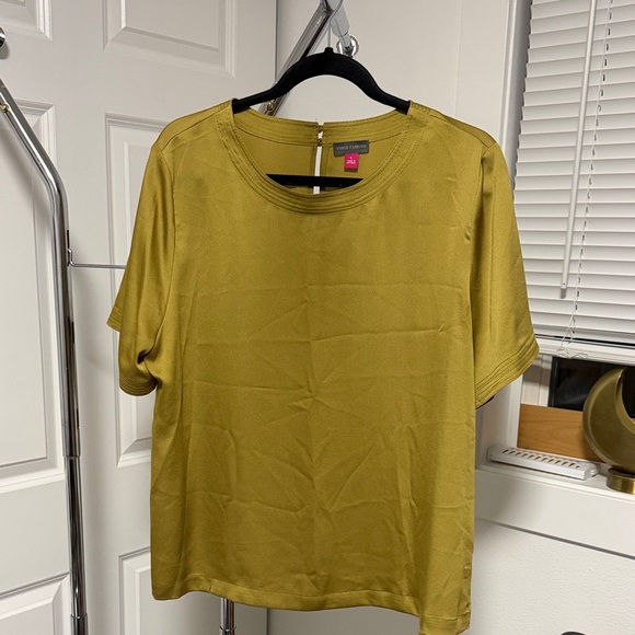 Vince Camuto Tops - Vince Camuto Olive Green Blouse